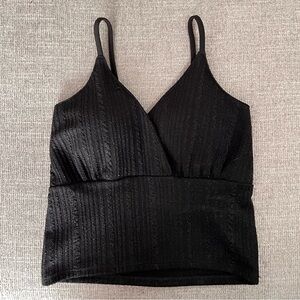 Y2K Shimmer Wrap Cami